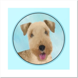 Lakeland Terrier Painting - Cute Original Dog Art Posters and Art